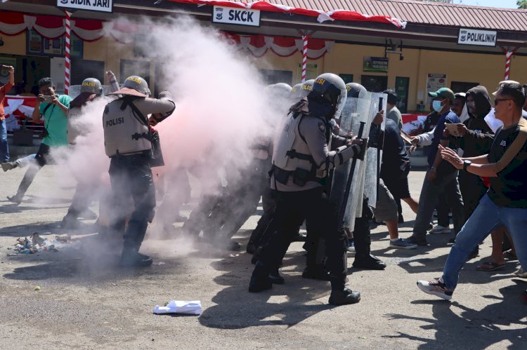 Siap Amankan Pilkada Serentak, Polres Kupang Gelar Sispamkota