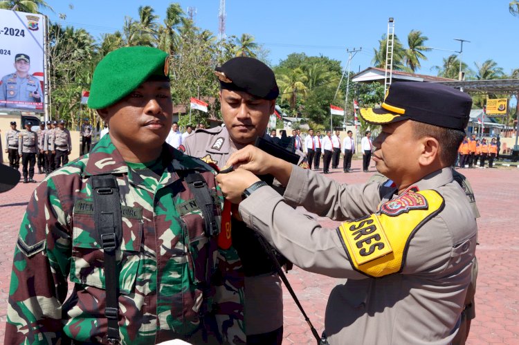 Siap Amankan Pilkada Serentak, Polres Kupang  Laksanakan Apel Gelar Pasukan Operasi Mantap Praja Turangga 2024