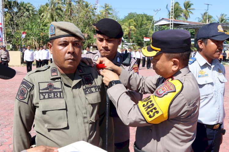 Siap Amankan Pilkada Serentak, Polres Kupang  Laksanakan Apel Gelar Pasukan Operasi Mantap Praja Turangga 2024