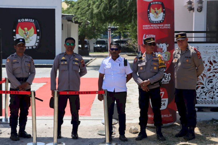 Berhasil Amankan Pendaftaran Cakada, Polres Kupang Siapkan Pengamanan Tahapan Penelitian Persyaratan Calon Bupati dan Wakil Bupati