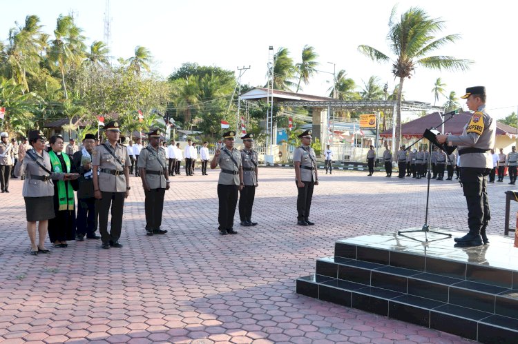 Kapolres Kupang Lantik Kompol Ribka Huberta Hangge, S.H., M.H  sebagai Wakapolres Kupang