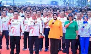 Kapolri Jenderal Listyo Sigit Prabowo Hadiri Panglima Fun Run 2024 dalam Rangka HUT TNI ke-79