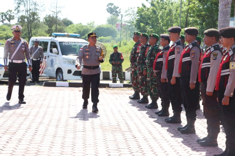 Gelar Operasi Zebra, Polres Kupang  Dukung Suksesnya Pelantikan Presiden dan Wakil Presiden RI