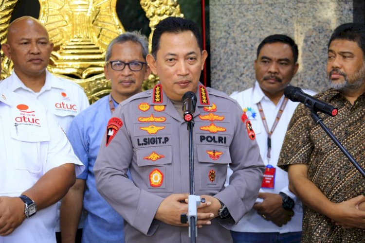 Terima Audiensi Para Buruh, Kapolri Apresiasi Upaya Menjaga Ruang Demokrasi 