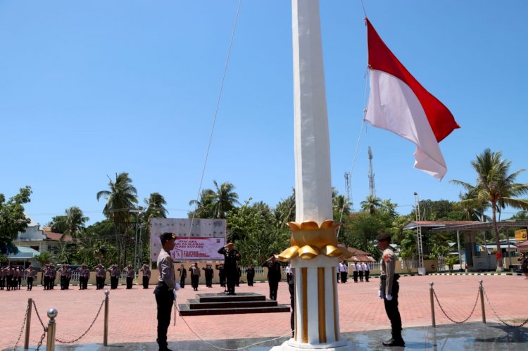 Gelar Upacara Hari Pahlawan, Kapolres : Personil Polres Kupang Teladani Patriotisme Para Pahlawan