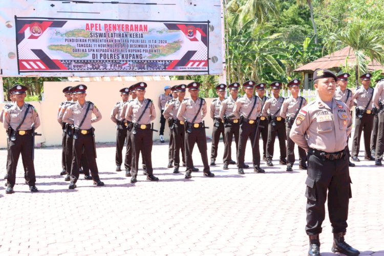 Terima 53 Siswa Latja, Kapolres Kupang: Manfaatkan Ilmu yang Diajarkan, Jadilah Polisi yang Humanis dan  Presisi