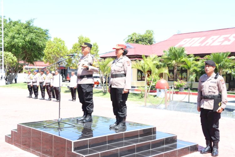 Terima 53 Siswa Latja, Kapolres Kupang: Manfaatkan Ilmu yang Diajarkan, Jadilah Polisi yang Humanis dan  Presisi