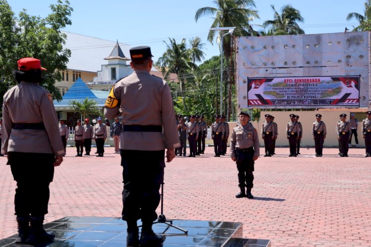 Terima 53 Siswa Latja, Kapolres Kupang: Manfaatkan Ilmu yang Diajarkan, Jadilah Polisi yang Humanis dan  Presisi