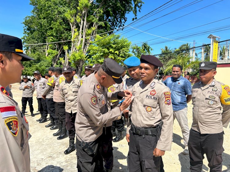 Polres Kupang Tertibkan Brevet Personil Polsek Jajaran