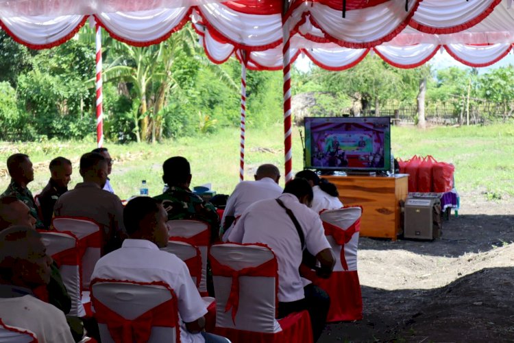 Dukung Asta Cita Presiden, Polres Kupang Hadiri Lounching Gugus Tugas Mendukung Ketahanan Pangan Secara Daring di Kelurahan Merdeka, Kupang Timur