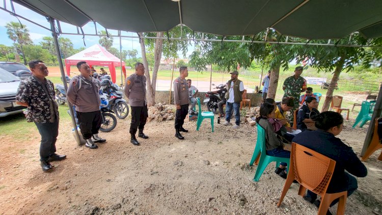 Hari ini Kapolres Kupang Pantau Jalannya Pleno Tingkat PPK di Enam Kecamatan