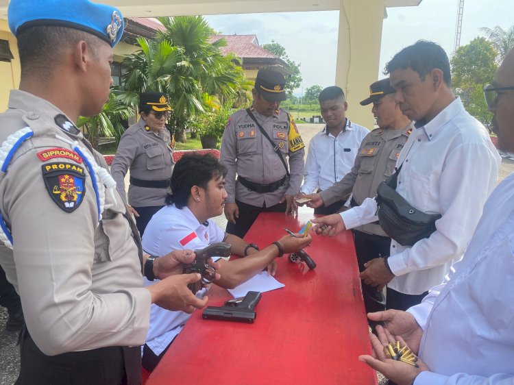 Polres Kupang Perketat Pengawasan Penggunaan Senjata Api Anggota