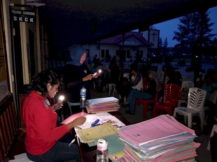 Listrik Padam, Polres Kupang Terpaksa Hidupkan Genset Demi Layanan SKCK Khusus PPPK