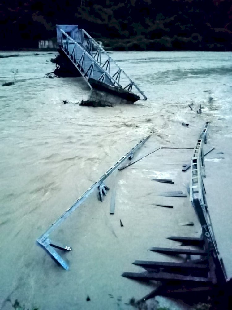 Jembatan Termanu Putus Total Akibat Banjir, Akses ke Amfoang Terputus