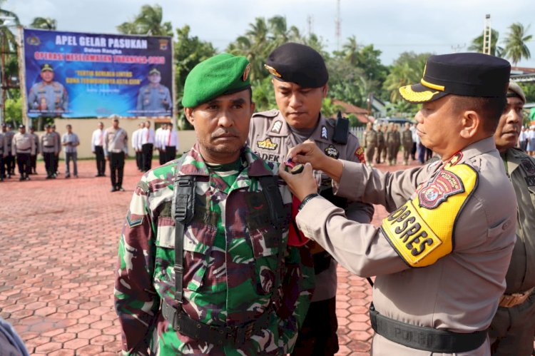 Mulai Hari Ini Polres Kupang Gelar Operasi Keselamatan Turangga 2025, Kapolres : Fokus Kita Adalah Keselamatan Pengguna Jalan