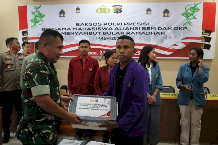 Gandeng Aliansi BEM Polres Kupang Gelar Baksos Sambut Bulan Suci Ramadhan  1446 H