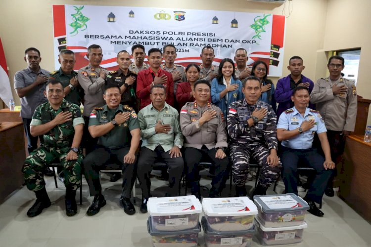 Gandeng Aliansi BEM Polres Kupang Gelar Baksos Sambut Bulan Suci Ramadhan  1446 H