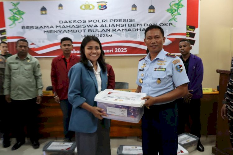 Gandeng Aliansi BEM Polres Kupang Gelar Baksos Sambut Bulan Suci Ramadhan  1446 H