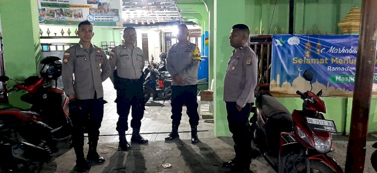 Unit I Dalmas Sat Samapta Polres Kupang Gelar Patroli Hingga Pengamanan Sholat Taraweh