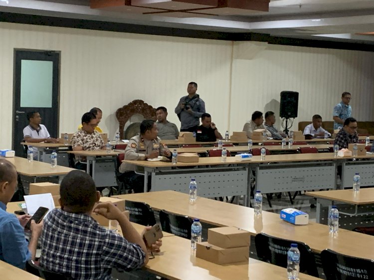 Wakapolres Kupang Hadiri Rapat Penyediaan Tanah Bendungan Manikin/Tefmo di Kabupaten Kupang