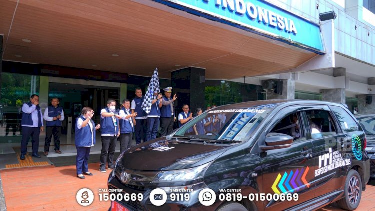 Kakorlantas Polri Melepas Tim Ekspedisi Mudik RRI 2025