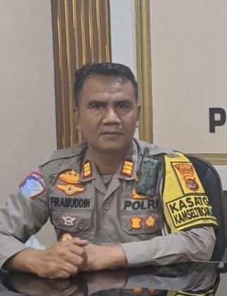 Satlantas Polres Kupang Himbau Pengendara Waspada di Sejumlah Titik Rawan Genangan Air dan Longsor