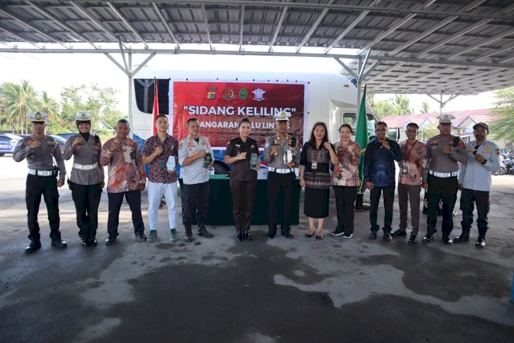 Kolaborasi Lintas Lembaga, Pengadilan Negeri Oelamasi Gandeng Satlantas, Kejaksaan, dan BRI Permudah Layanan Sidang Keliling di Kabupaten Kupang