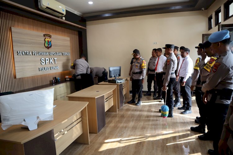 Kapolres Kupang Sulap SPKT Jadi Layanan Terpadu Satu Pintu, Pelayanan Publik Kini Lebih Mudah dan Cepat