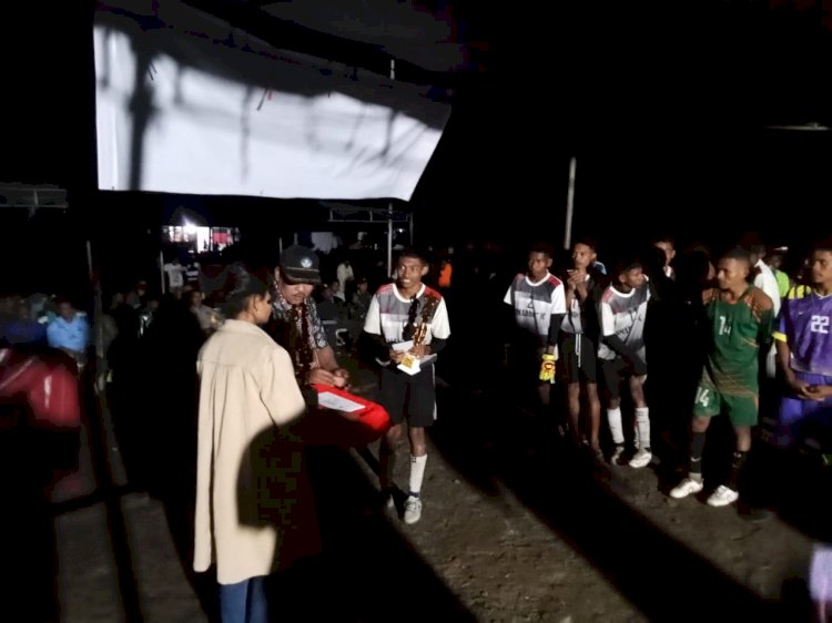 Liga Pelajar Indonesia Zona Amfoang Behasil, Polsek Amfoang Selatan Kawal Hingga Final