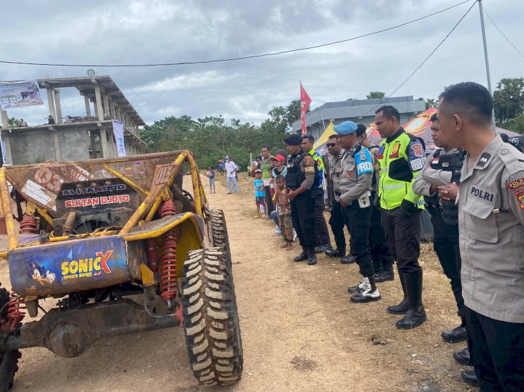 FINAL KAT-SEJAHTERA LAND OFF-ROAD COMPETITION 2025 BERLANGSUNG MERIAH, Polres Kupang Amankan Jalannya Lomba