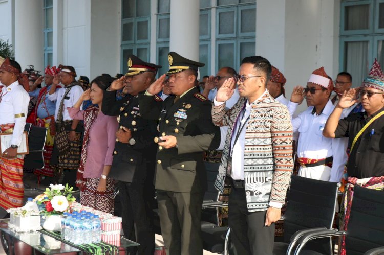 Kapolres Kupang Hadiri Upacara Hari Lahir Pancasila, Bupati Serahkan SK CPNS