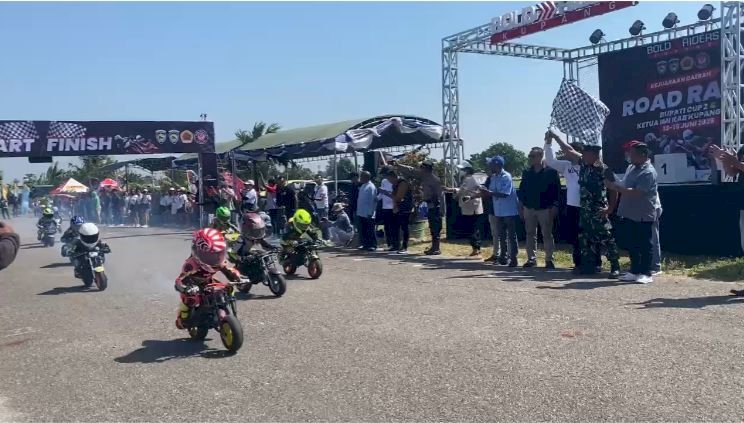 Road Race Bupati Kupang Cup II Resmi Digelar, Wakapolres Kupang Apresiasi Sinergi Semua Pihak