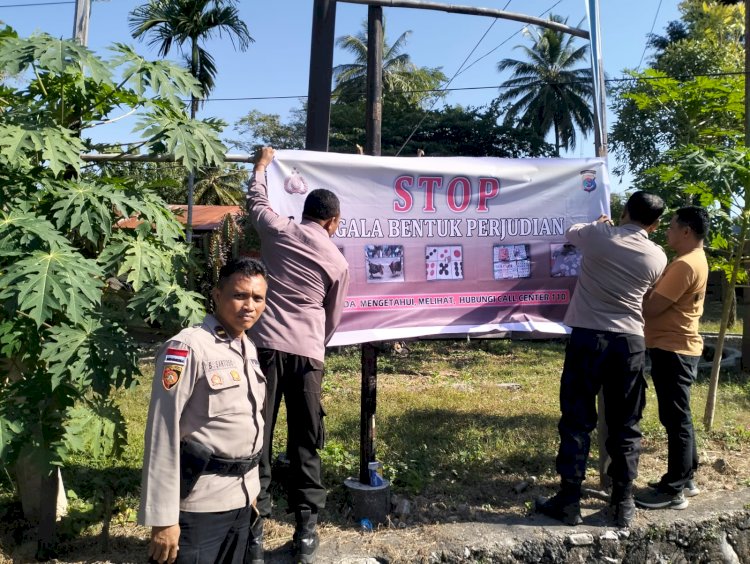 Perangi Perjudian, Kapolres Kupang Keluarkan Himbauan Melalui Polsek Jajaran