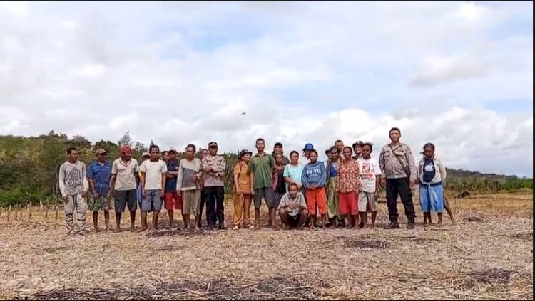 Polres Kupang Gencar Siapkan Lahan untuk Tanam Jagung Serentak Kuartal III, Dukung Ketahanan Pangan Daerah
