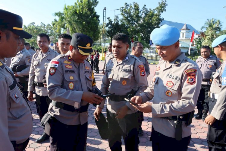 Wakapolres Kupang Tertibkan Anggota Lewat Pemeriksaan Internal