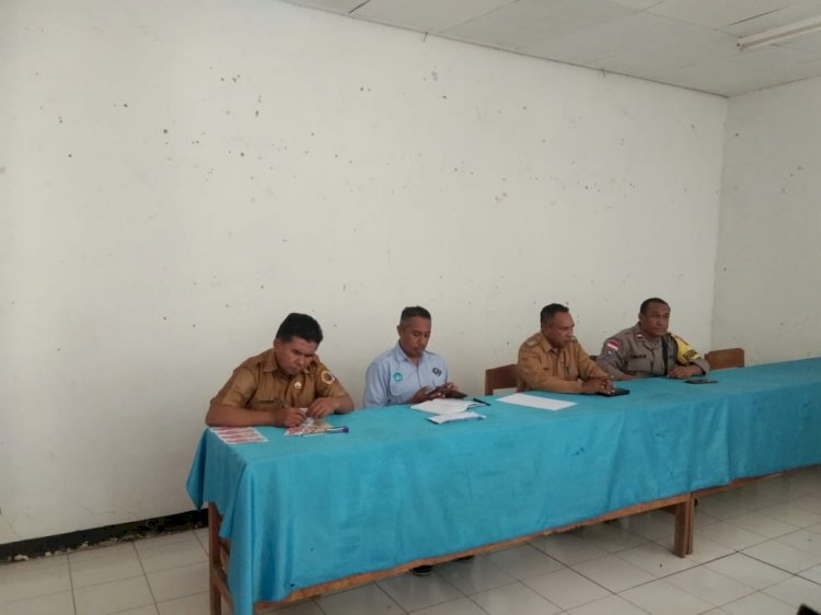 Bhabinkamtibmas Amarasi Timur Hadiri Rakor HUT RI ke-80 dan Sampaikan Imbauan Kamtibmas