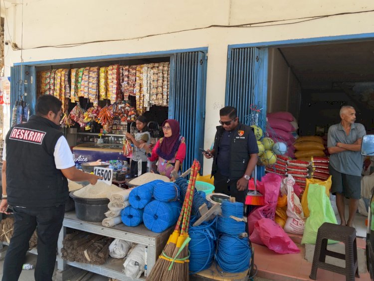 Polres Kupang Sisir Pasar dan Toko, Awasi Peredaran Beras dan Harga Jualnya