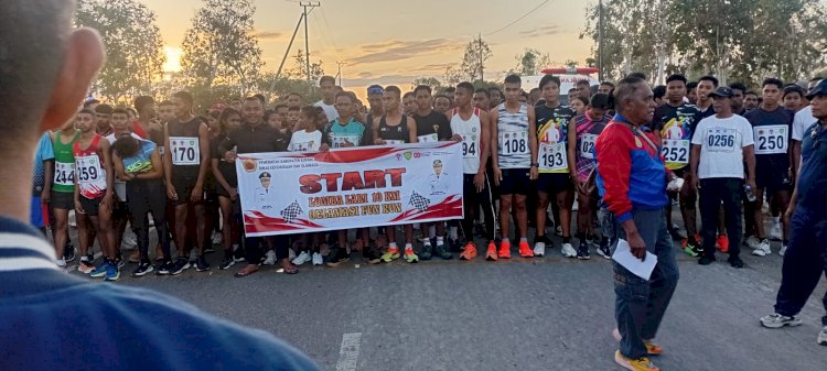 Kabupaten Kupang Gelar Lomba Lari 10K, Polres Kupang Pastikan Keamanan dan Kelancaran