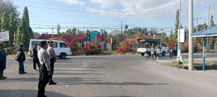 Kabupaten Kupang Gelar Lomba Lari 10K, Polres Kupang Pastikan Keamanan dan Kelancaran