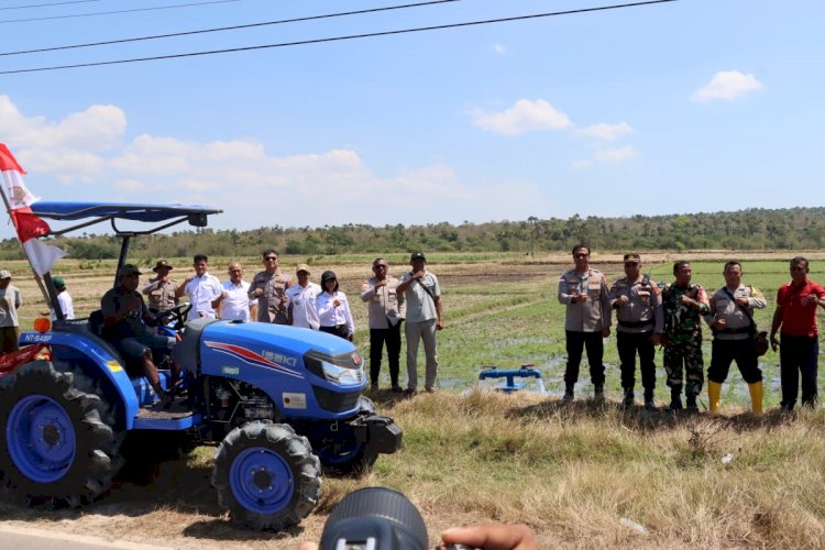 Monitoring Lahan Jagung di Kupang Timur, Polda NTT Teguhkan Komitmen Lumbung Jagung Nasional