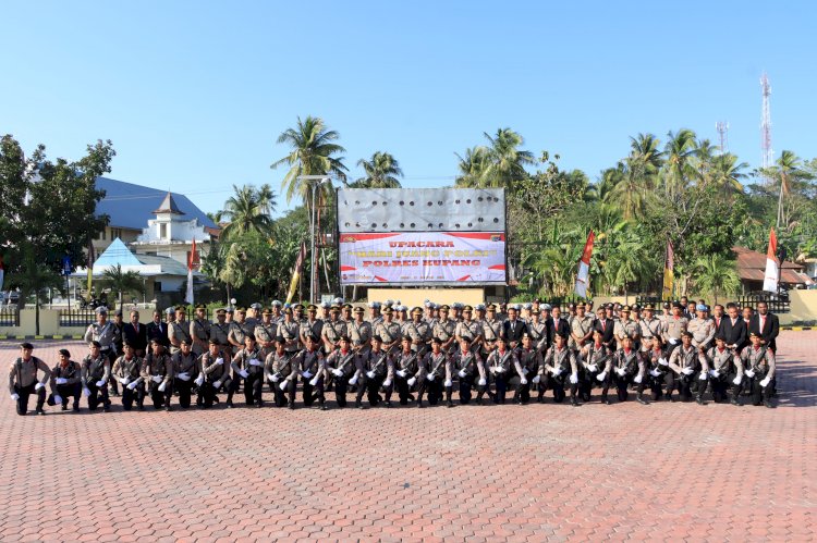 Kompak dan Penuh Sukacita, Polres Kupang Gelar Upacara Hari Juang Polri