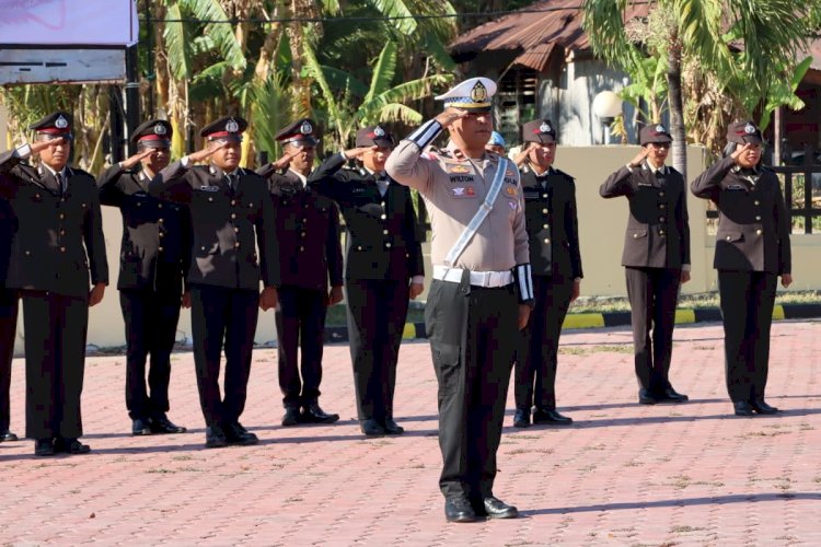 Polres Kupang Gelar Upacara Hari Kesaktian Pancasila, Kapolres Ingatkan Personel untuk Hargai Jasa Pahlawan