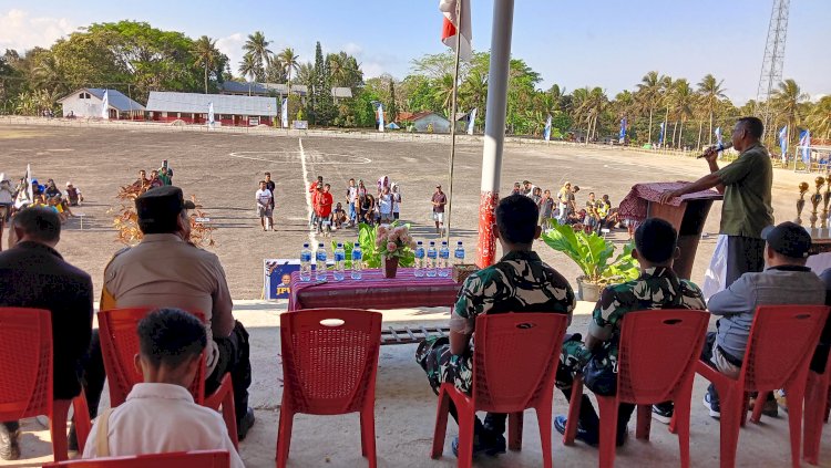 Turnamen JPW Nekmese Cup I 2025 Resmi Bergulir, Polsek Amarasi Pastikan Keamanan Kegiatan