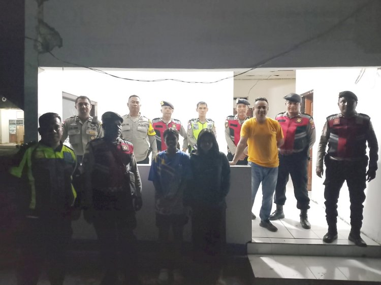 Unit 1 Dalmas Polres Kupang Gelar Patroli Malam dan Himbauan TPPO, Wujudkan Kamtibmas Aman dan Kondusif