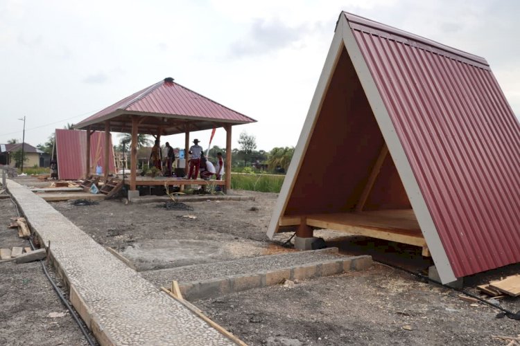 Wujud Nyata Kerjasama Kapolres dan Anggotanya Bangun Eko Wisata, Sulap Lahan Tidur Jadi Lahan Produktif