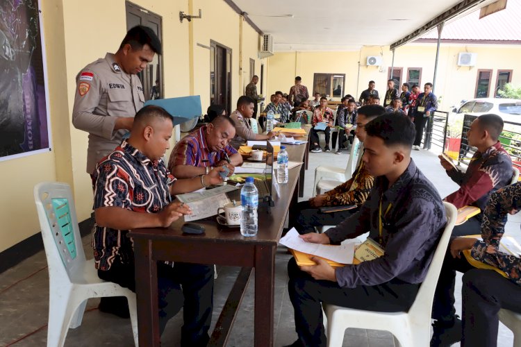 Pabanrim Polres Kupang Gelar Pemeriksaan Administrasi, Libatkan Dukcapil dan Dinas P&K Kabupaten Kupang