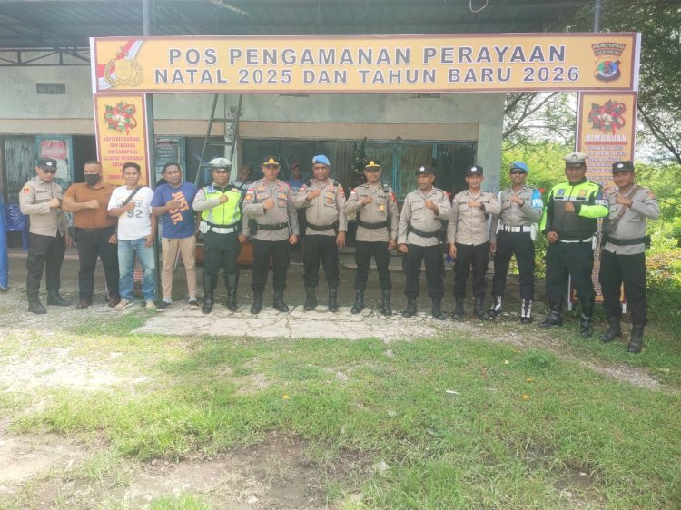 Amankan Arus Mudik dan Balik Libur Nataru 2025/2026, Polres Kupang Siapkan Tiga Pos Strategis