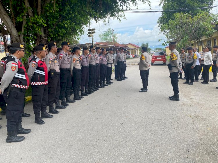 Polres Kupang Kerahkan 107 Personel Regu Patroli, Siaga Mako dan Dalmas Perkuat Pengamanan Nataru