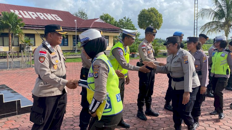 Cara Sederhana Polres Kupang Tanamkan Toleransi dan Semangat Korsa di Awal 2026