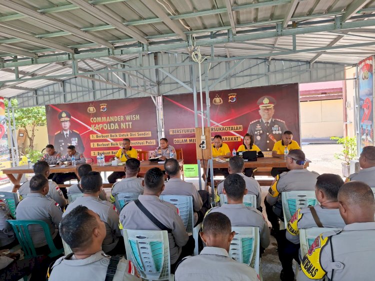 Bhabinkamtibmas Dibekali KUHP Baru dalam Sosialisasi Hukum di Polres Kupang